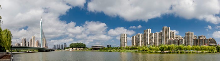 夏日荆河蓝湾